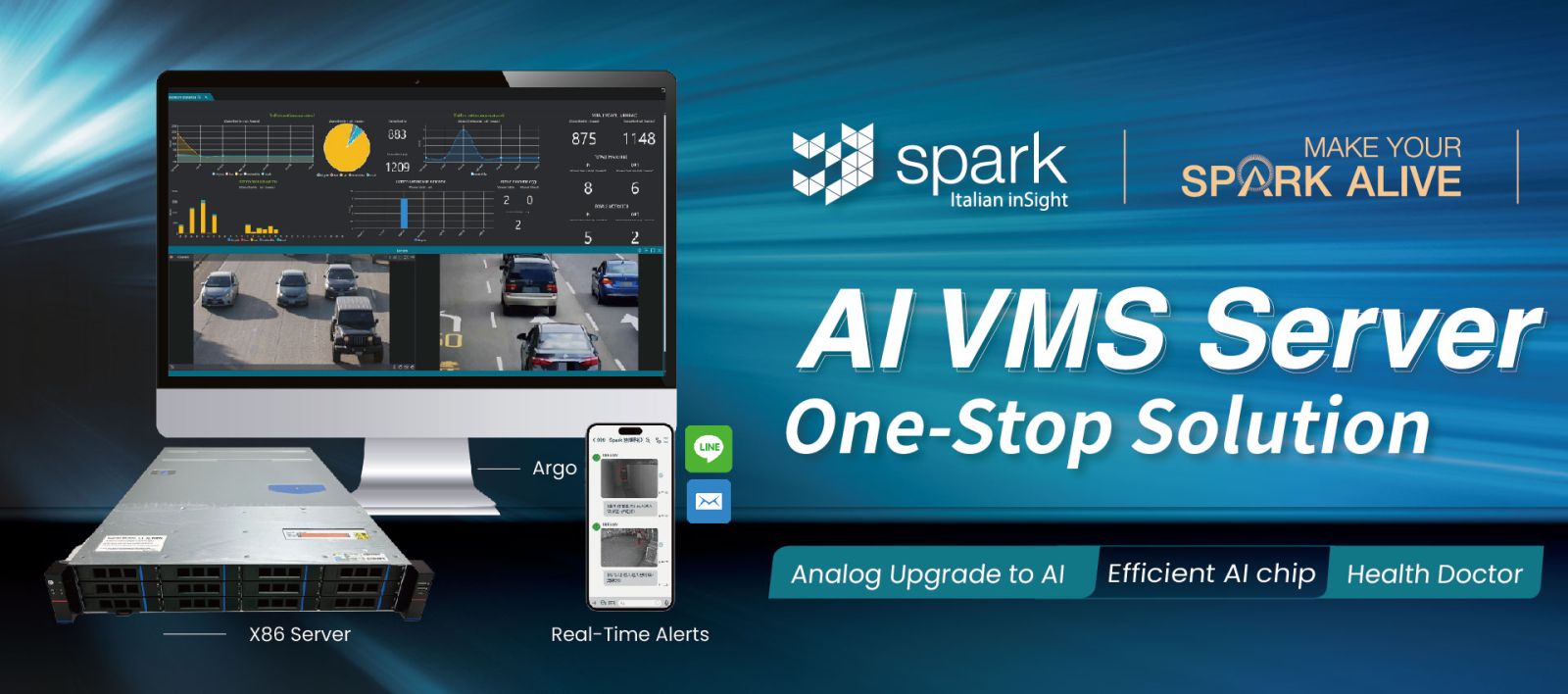 AI VMS Server all-in one solution of surveillance